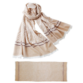 ルーシェ・ゼブラジャガードストール