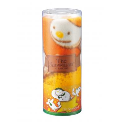 スノーマン　バンド付きブランケット