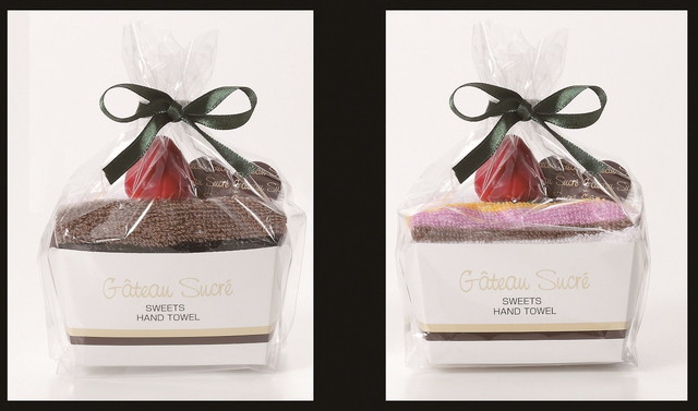 ショートケーキタオル