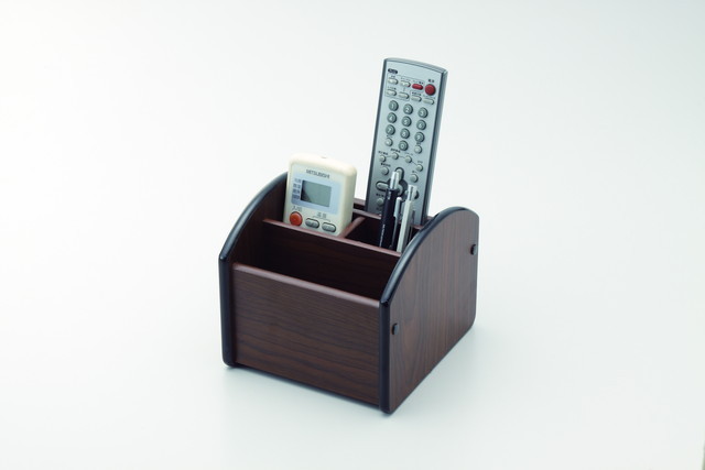 木製リモコンラック(360°回転式)