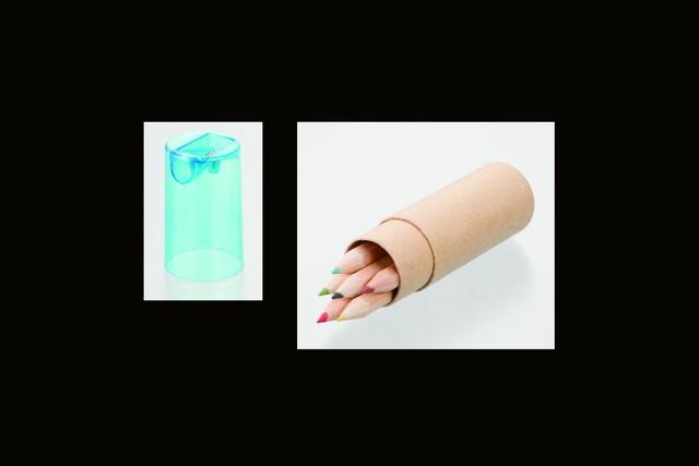 シャープナー付き色鉛筆（6本入）