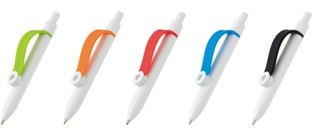 シリコンクリップボールペン