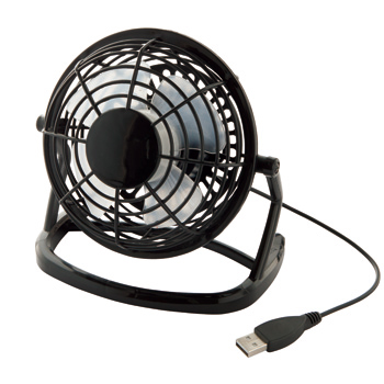 USBデスクファン(ブラック)