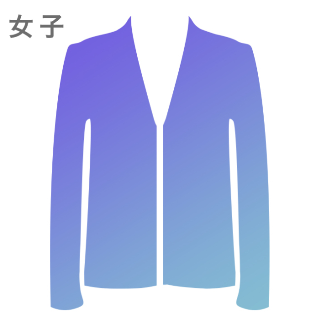 相模原高校 女子用簡易採寸ゲージ