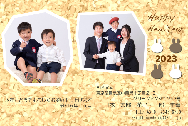 写真の年賀状ご注文枚数カート