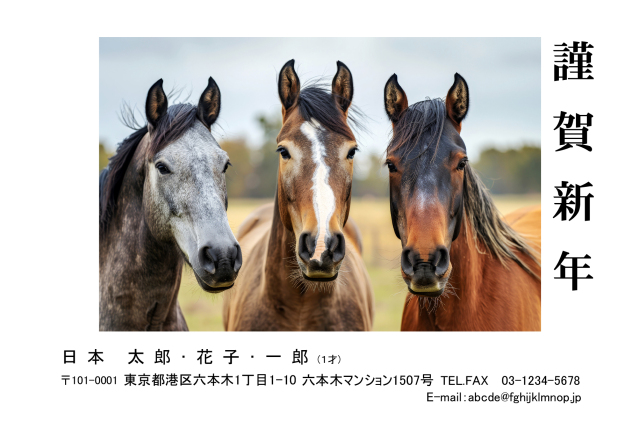 年賀ポストカード