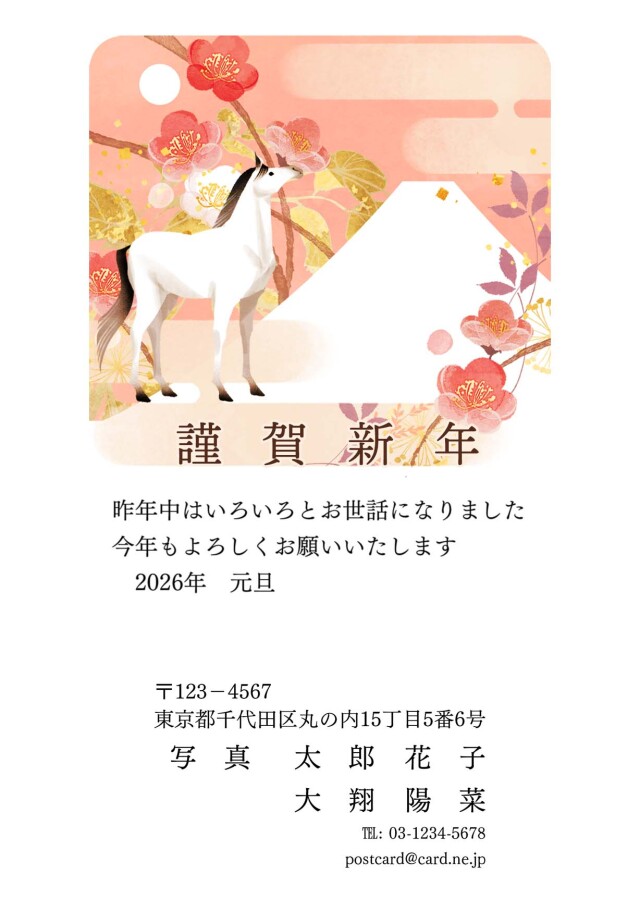 年賀ポストカード