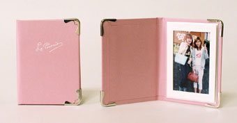 ｍｉｎｉｍｉｎｉ台紙レザーピンク