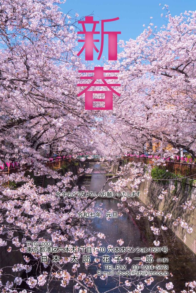写真の年賀状