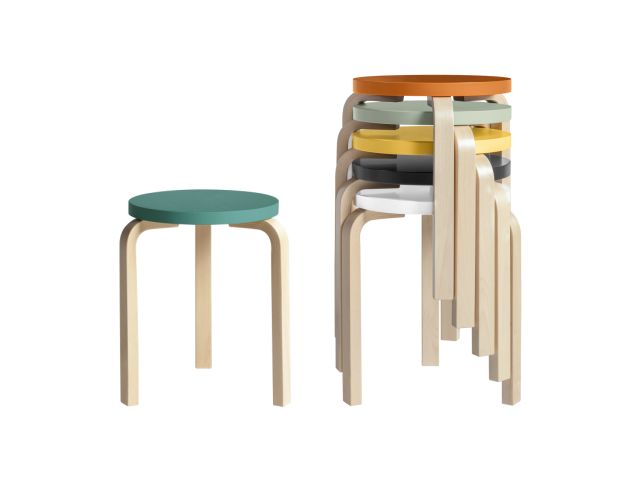 スツール60 ALVAR AALTO 1933 artek アルテック リノリウム 椅子 小ぶり コンパクト ロングライフデザイン賞