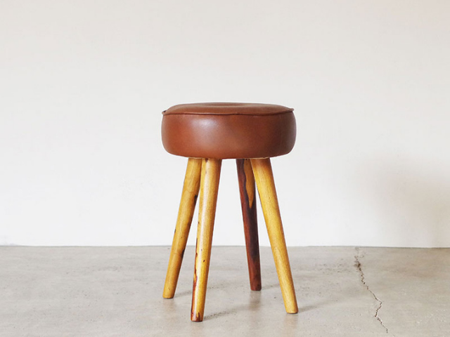 SF LEATHER STOOL SF レザースツール LIFE FURNITURE ライフファニチャー/本革