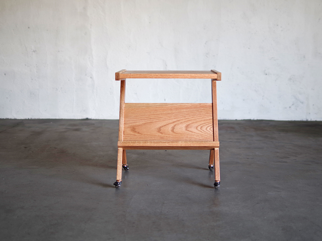 BI OAK SIDE TABLE BIオークサイドテーブル LIFE FURNITURE ライフファニチャー キャスター付き