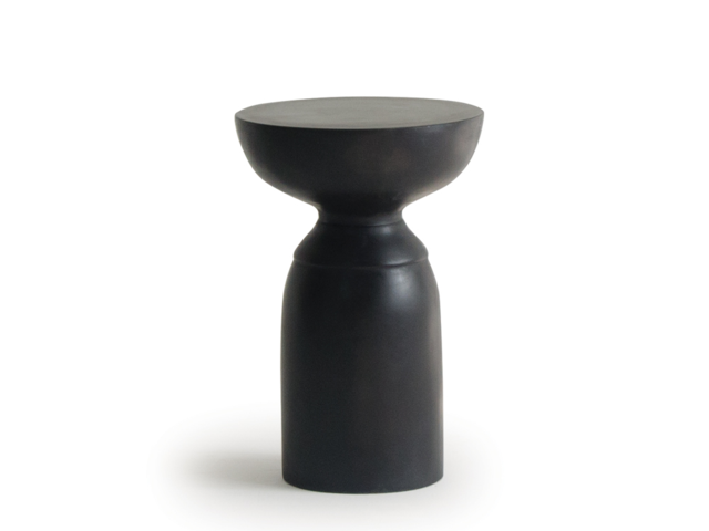 TOTEM table トーテムテーブル moda en casa モーダエンカーサ サイドテーブル ブラック コンクリート ラウンド
