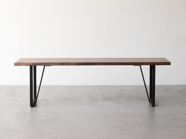 Bench NODE ベンチ ノード NOWHERE LIKE HOME ノーウェアライクホーム1200 1400 板座 ウォールナット オーク