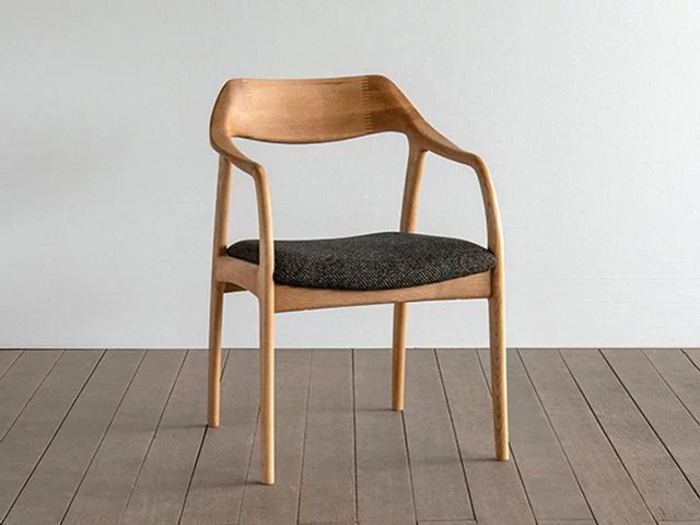 ワープ2チェア SIKI FURNITURE シキファニチア/椅子 無垢材 アーム