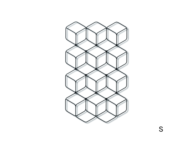 Fe Wall Deco L S 2×5 3×5  ウォールデコ 壁掛けオブジェ 杉山製作所/アイアン/壁飾り