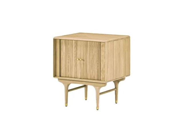 JULIE 2DOOR BEDSIDE TABLE WHITE OAK ジュリー2ドアベッドサイドテーブルホワイトオーク