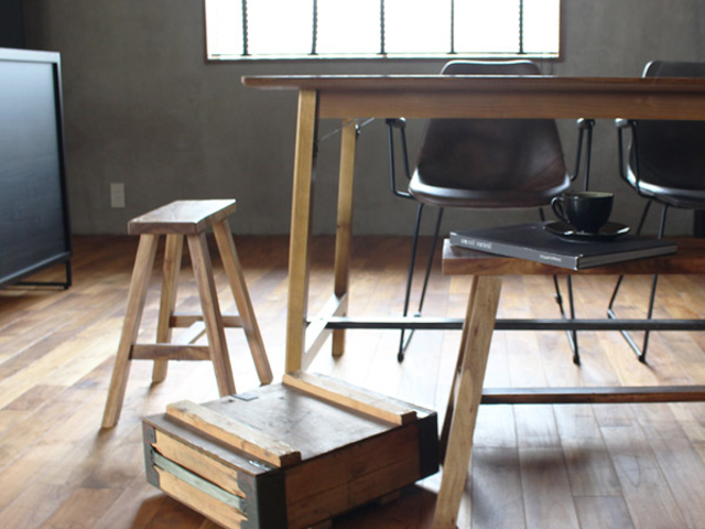 acacia rectangle stool アカシアレクタングルスツール a.depeche アデペシュ