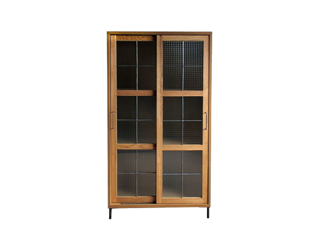 cadeal slide glass cabinet high カデルスライドガラスキャビネットハイ a.depeche アデペシュ/キャビネット