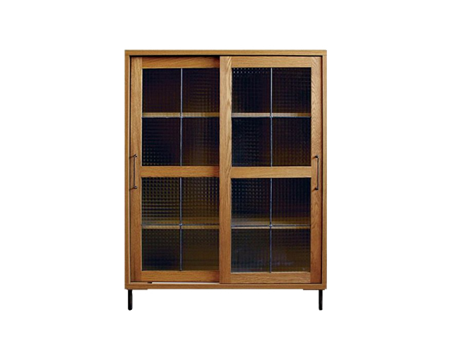 cadeal slide glass cabinet low カデルスライドガラスキャビネットロー a.depeche アデペシュ/キャビネット