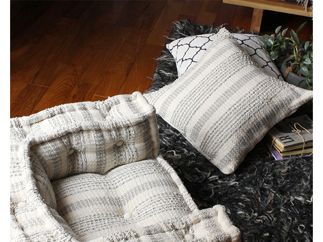 BMS cushion cover LFB beige ブロックマルチソファ クッションカバー ベージュ a.depeche アデペシュ