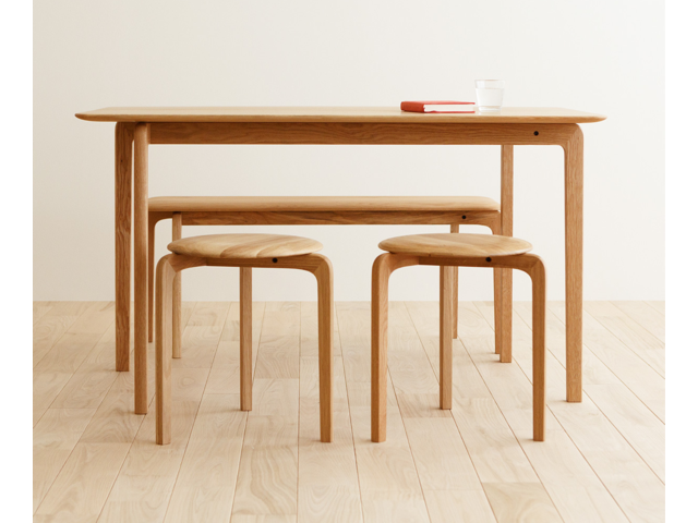 LISCIO スツール DENTOU KOUGEI 伝統工芸 無垢材 森宣雄 スタッキング リッショ