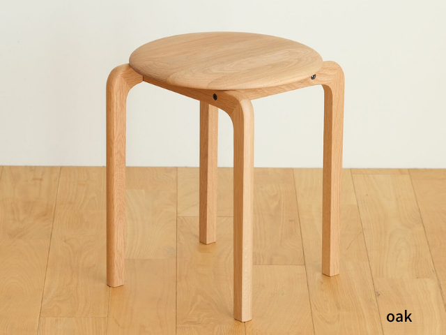 LISCIO リッショスツール 4本脚 DENTOU KOUGEI 伝統工芸/森宣雄 スタッキング 無垢材