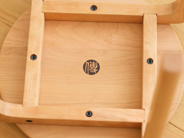 LISCIO リッショスツール 4本脚 DENTOU KOUGEI 伝統工芸/森宣雄 スタッキング 無垢材