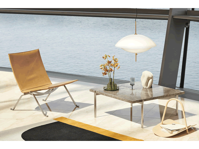 FRITZ HANSEN フリッツハンセン リンチェア 水色