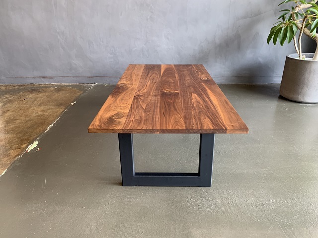 CT03センターテーブル/25mm天板節有り  HTD FURNITURE 無垢 スチール