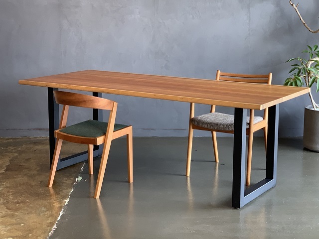 SOLIDダイニングテーブル ソリッドダイニングテーブル/45mm耳付き ...