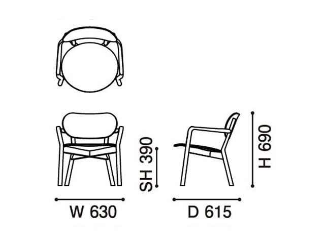 CASTOR LOW CHAIR キャストールローチェア KARIMOKU NEW STANDARD カリモクニュースタンダード