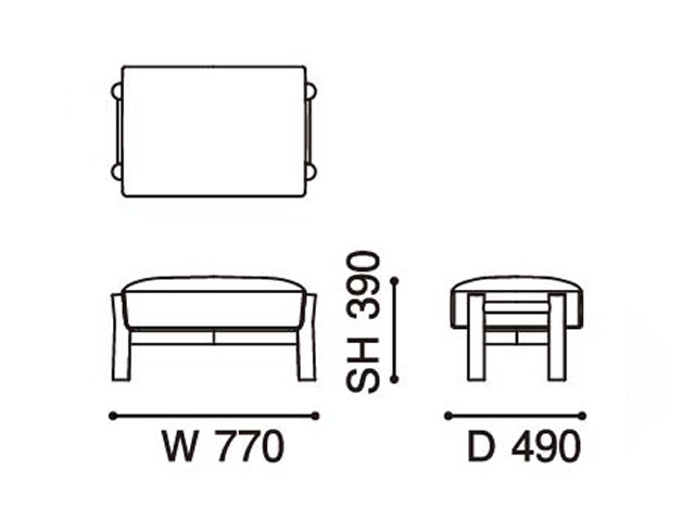 ASTOR OTTOMAN キャストールオットマン KARIMOKU NEW STANDARD カリモクニュースタンダード／オットマン BIG-GAME