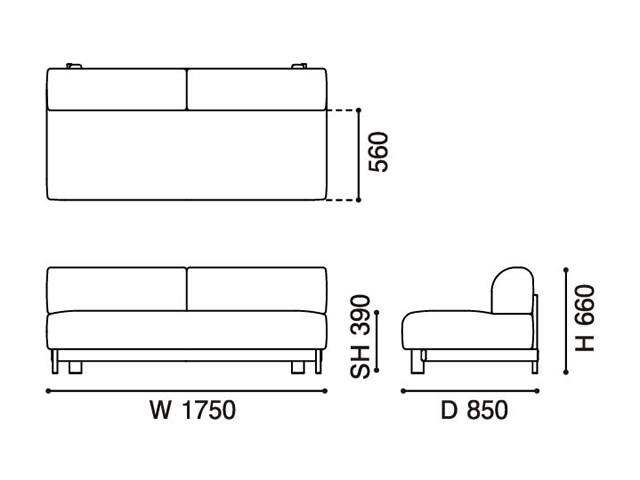 ELEPHANT SOFA 3-SEATER BENCH エレファントソファ3人掛けベンチ KARIMOKU NEW STANDARD カリモクニュースタンダード