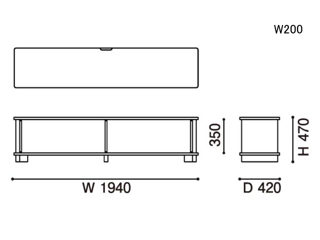 PROP TV-BOARD 150/200 プロップテレビボード KARIMOKU NEW
