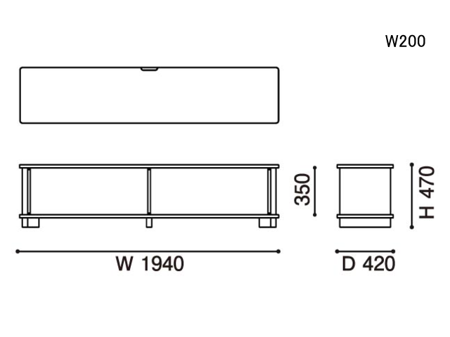 PROP TV-BOARD 150/200 プロップテレビボード KARIMOKU NEW STANDARD カリモクニュースタンダード