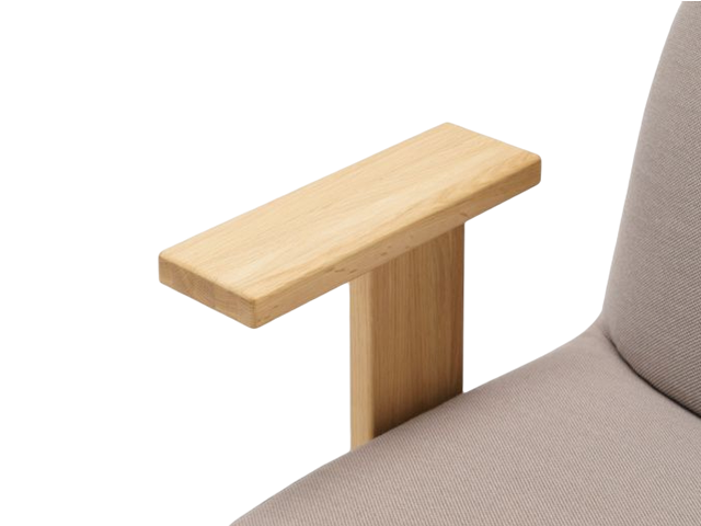 POLAR LOUNGE CHAIR Sサイズ ポーラーラウンジチェア 肘有り KARIMOKU NEW STANDARD カリモクニュースタンダード ソファ