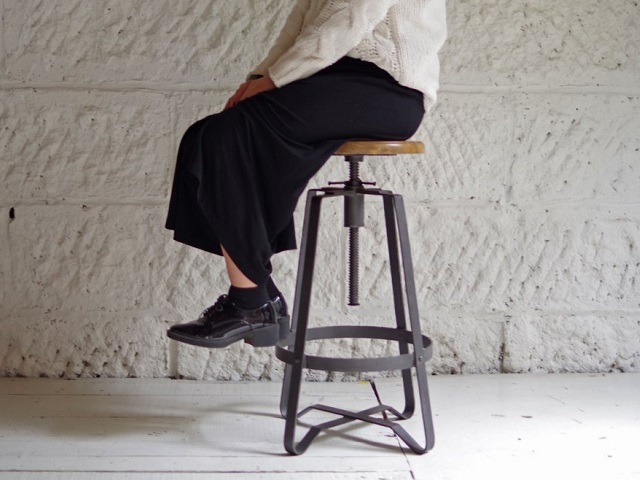 GR IRON HIGH STOOL GRアイアンハイスツール LIFE FURNITURE ライフファニチャー