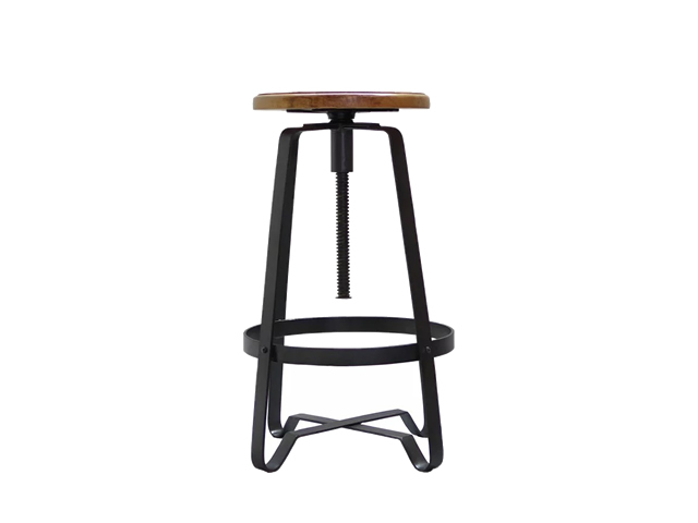 GR IRON HIGH STOOL GRアイアンハイスツール LIFE FURNITURE ライフファニチャー/昇降式 高さ調節