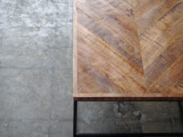 HERRINGBONE TABLE ヘリンボーンコーヒーテーブル LIFE FURNITURE ライフファニチャー