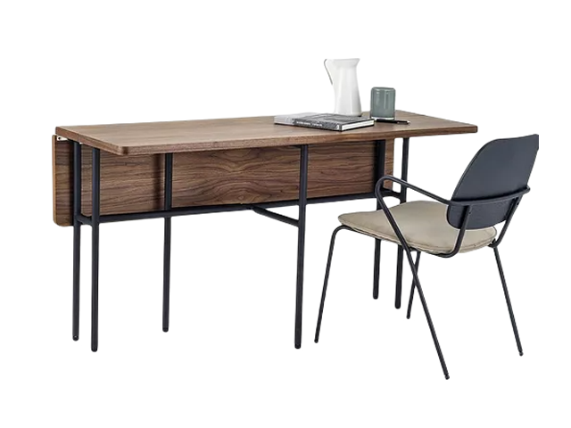 CALZONE Table カルゾーンテーブル ウォールナット 天然木 moda en casa モーダエンカーサ/北欧 スチール