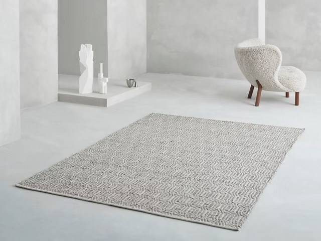 moda en casa グレー シャギーラグ moda en casa グレー シャギーラグ