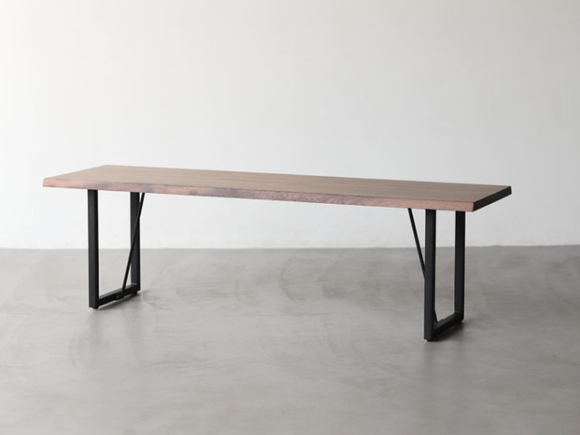 Bench NODE ベンチ ノード NOWHERE LIKE HOME ノーウェアライクホーム1200 1400 板座 ウォールナット オーク