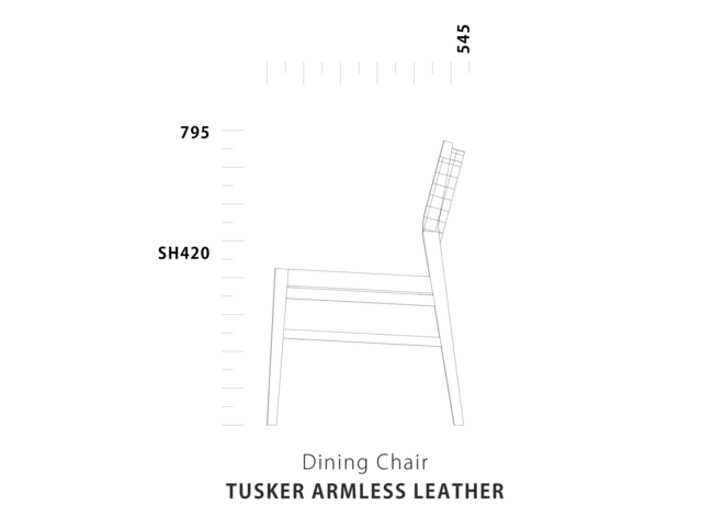 Dining Chair TUSKER Leather ダイニングチェア タスカ― レザー