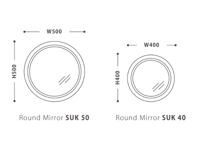 ROUND MIROR SUK ラウンドミラースーク