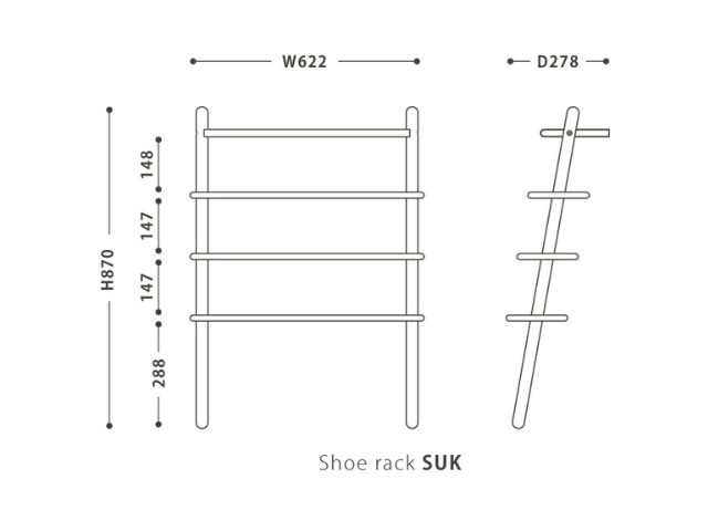 SHOE RACK SUK シューズラック スーク NOWHERE LIKE HOME ノーウェアライクホーム