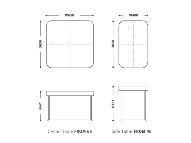 CENTER ＆ SIDE TABLE FROM センター＆サイドテーブルフローム NOWHERE LIKE HOME ノーウェアライクホーム