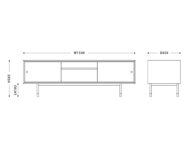 TV BOARD KYST TVボード キスト NOWHERE LIKE HOME ノーウェアライクホーム
