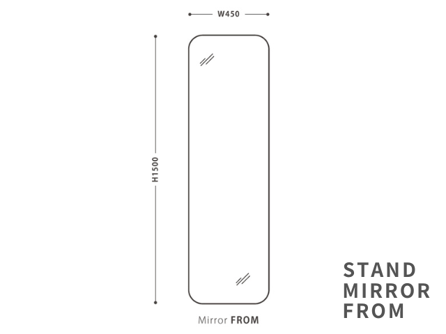 STAND MIRROR FROM スタンドミラー フローム NOWHERE LIKE HOME ノーウェアライクホーム