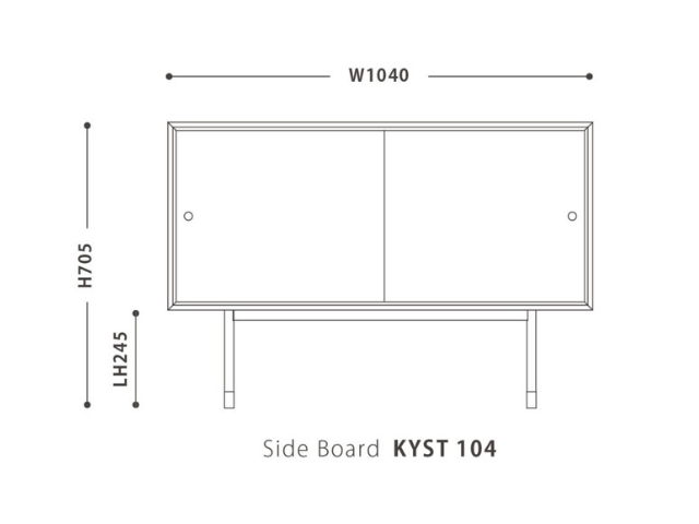 SIDE BOARD KYST サイドボード キスト NOWHERE LIKE HOME ノーウェアライクホーム